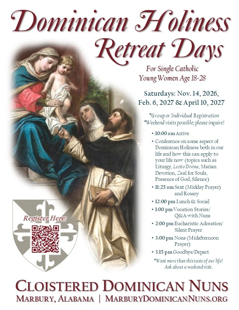 Dominican Holiness Retreat Day flyer