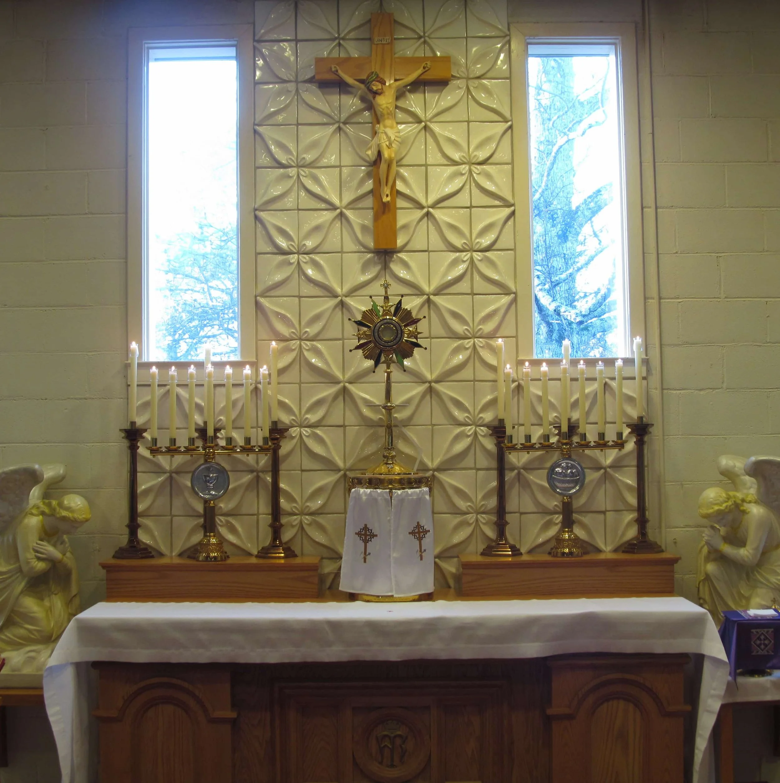 Eucharistic Adoration at the Dominican Monastery of St. Jude.