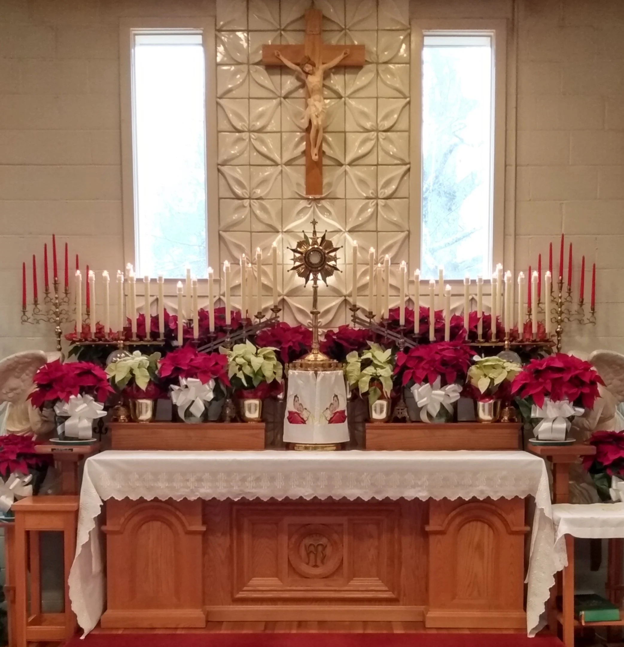 Eucharistic Adoration at the Dominican Monastery of St. Jude.