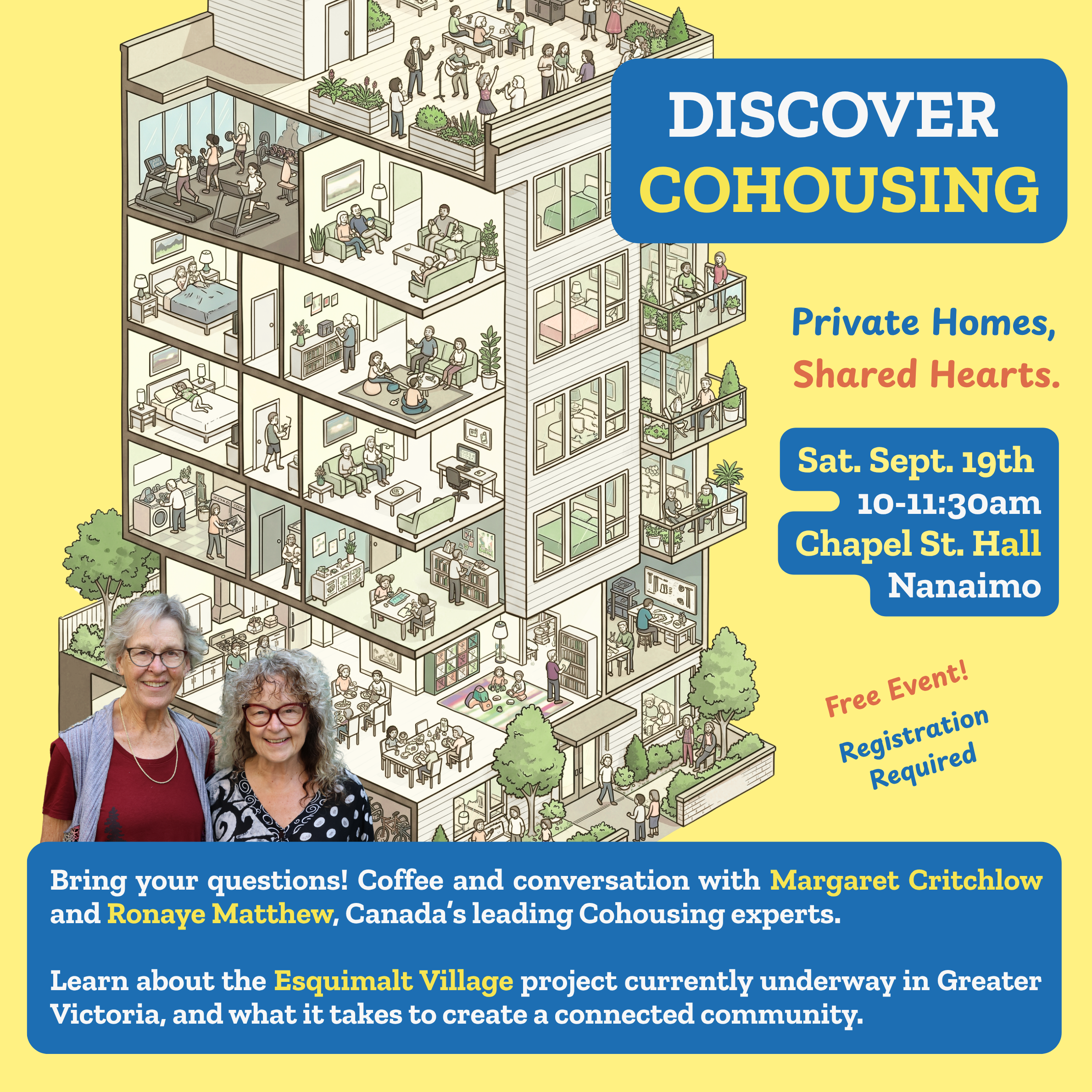 (Nanaimo) Discover Cohousing: Private Homes, Shared Hearts