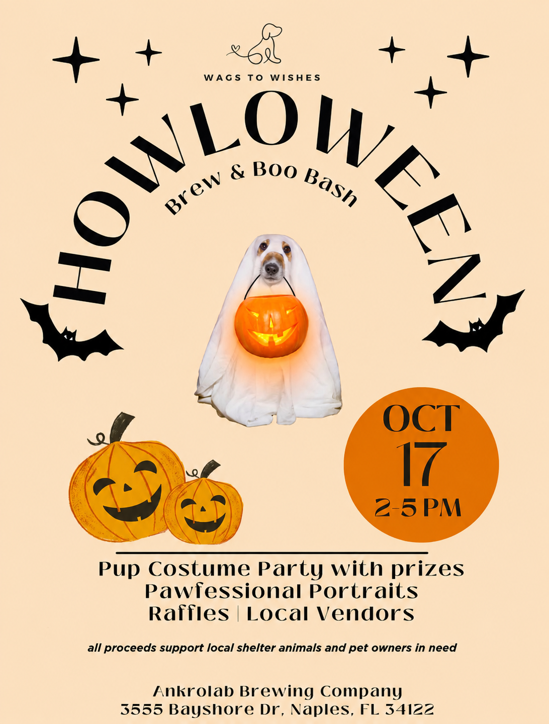 3rd Annual Howl-O-Ween Brew &amp; Boos Bash
