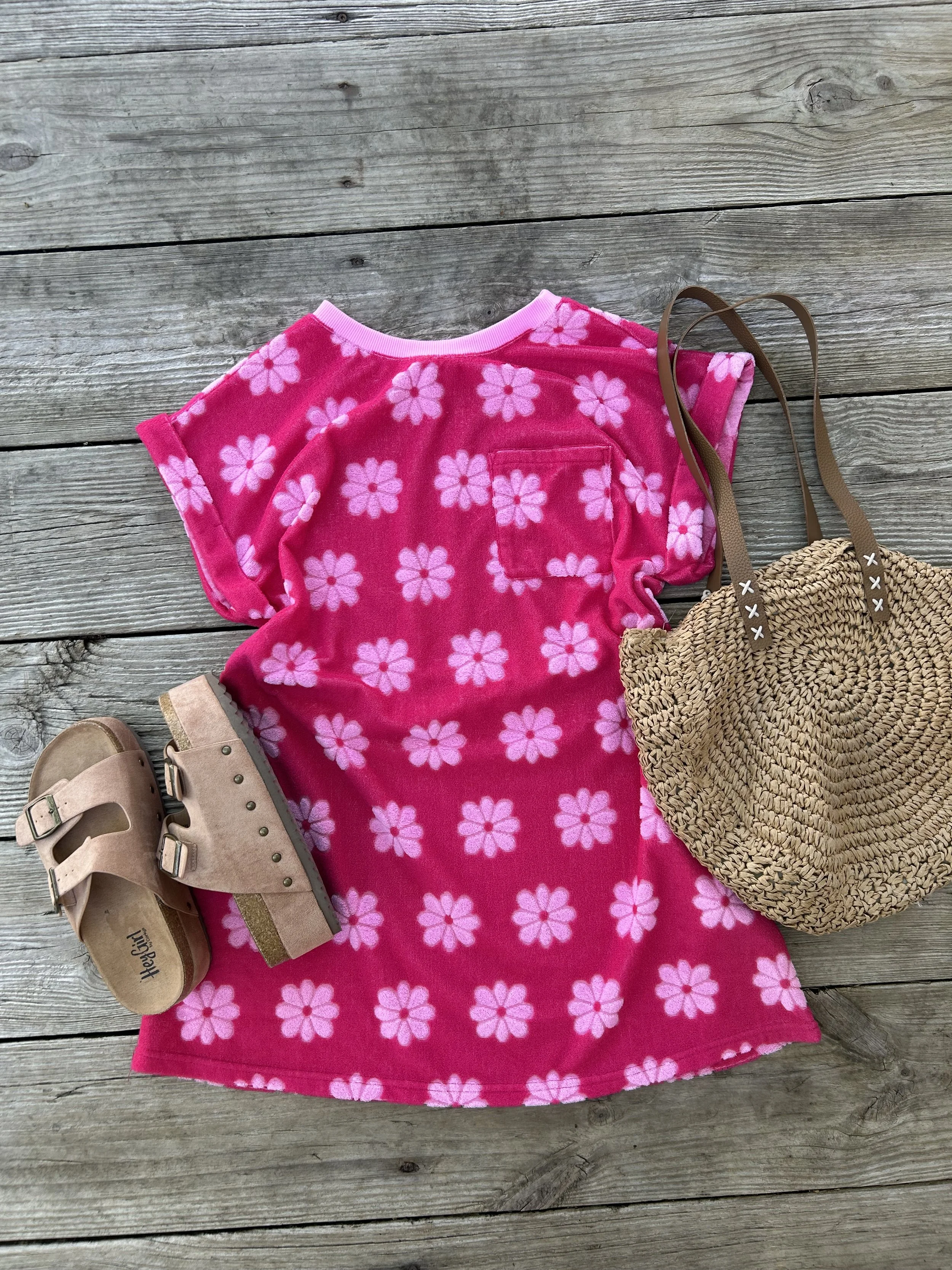 handmade terry cloth coverup