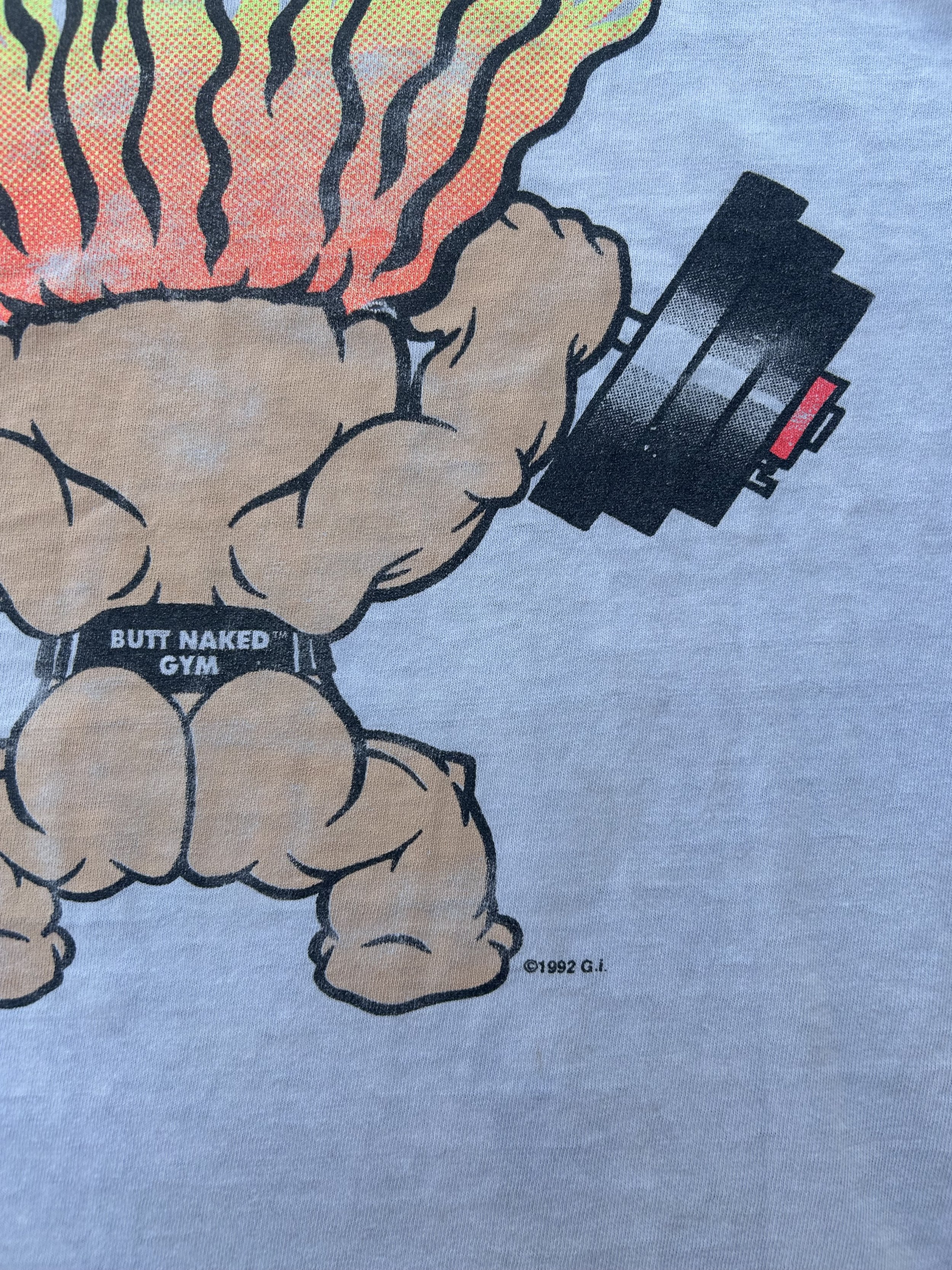 vintage thrashed gym tee