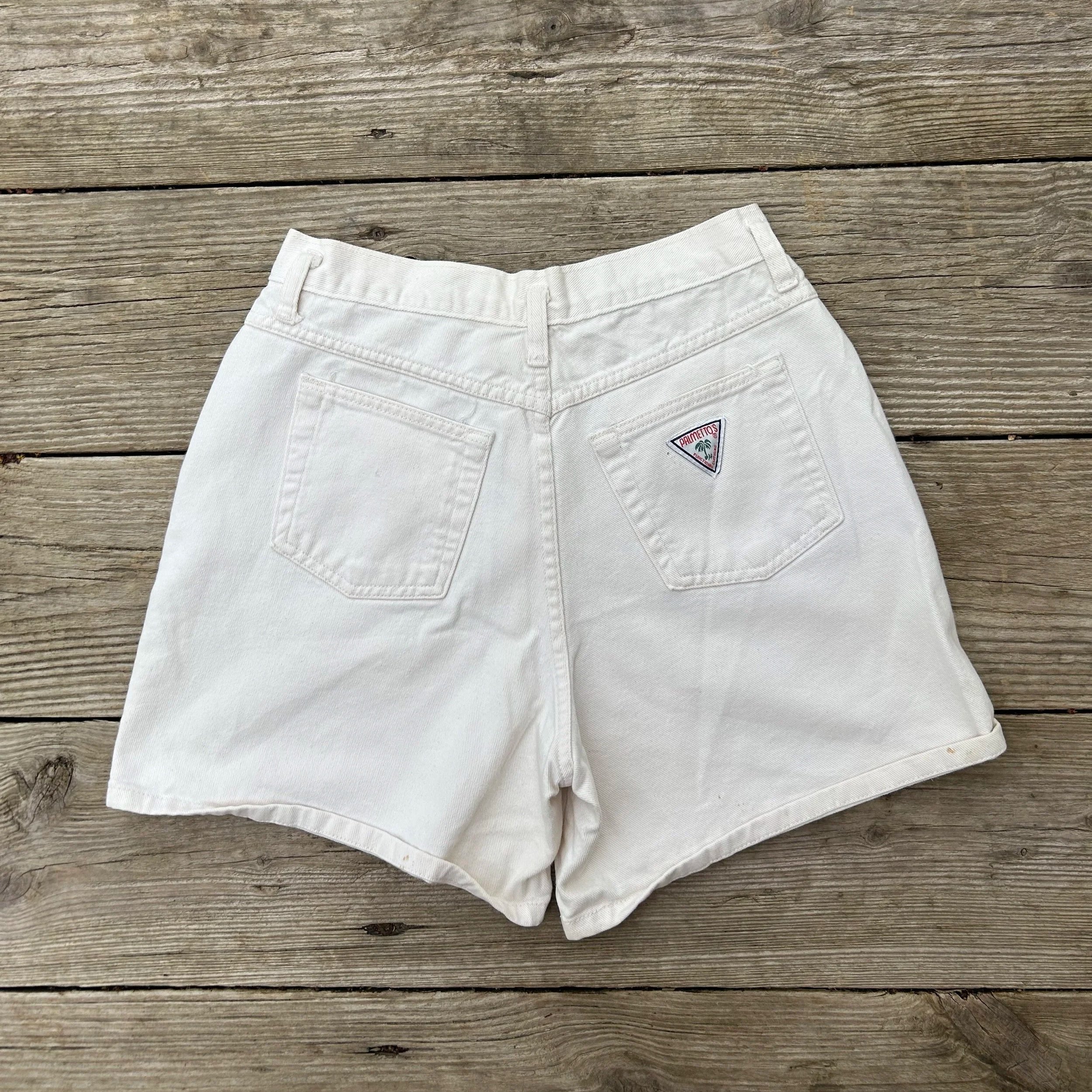 vintage 80s palmettos shorts 27"