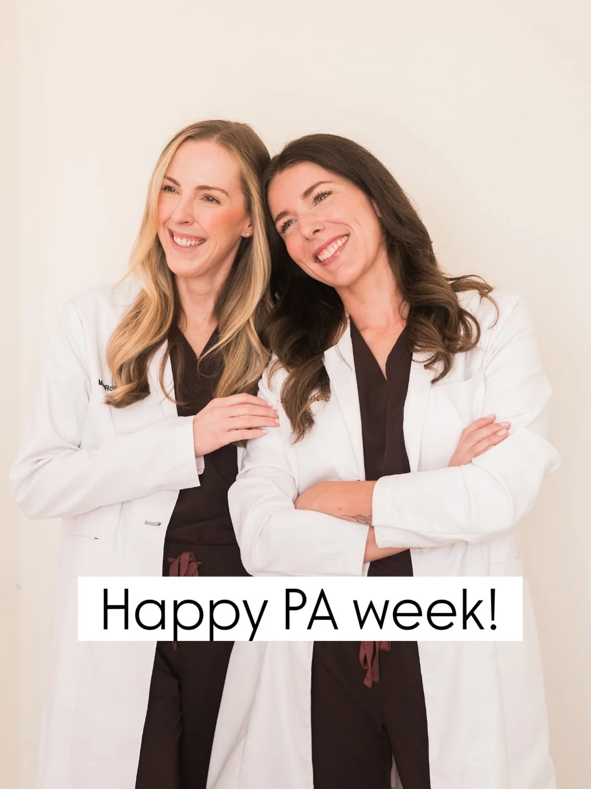 8 years ago, we were just two PA students with big goals. 
Now? Four kids between us, one business, and the best kind of chaos! 
Grateful every day we get to do what we love. 
Happy PA Week to all our fellow PAs finding new ways to care, create, and 