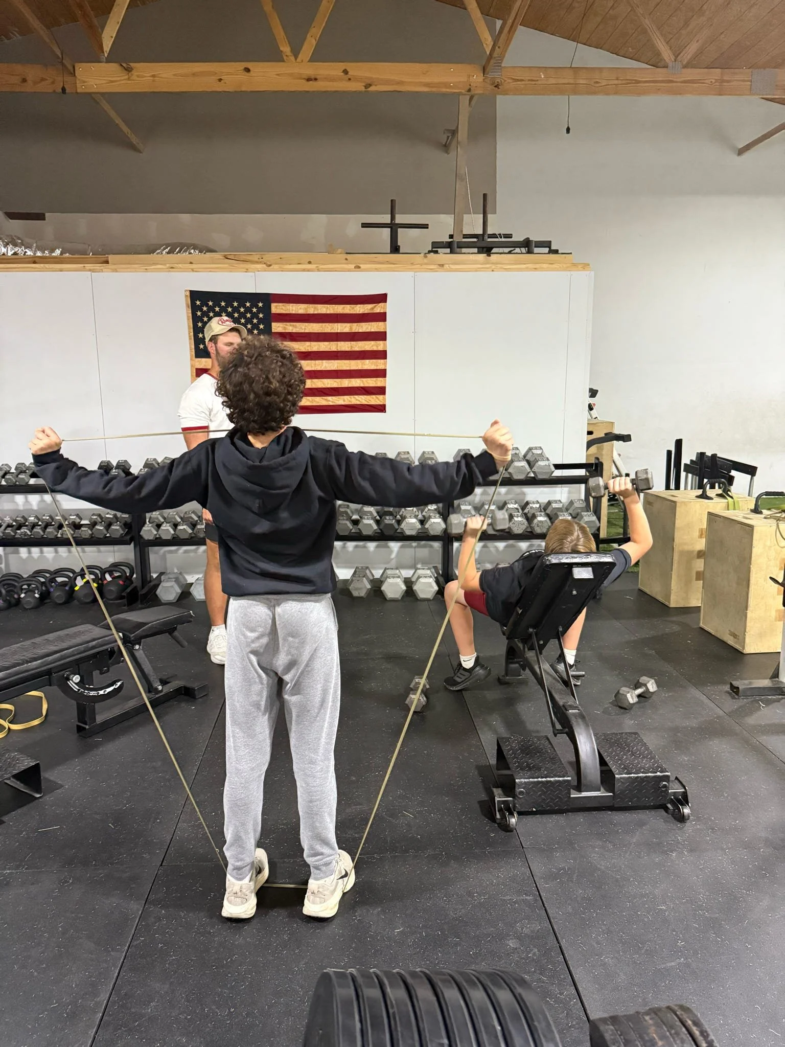 Upper body training for atheltes.