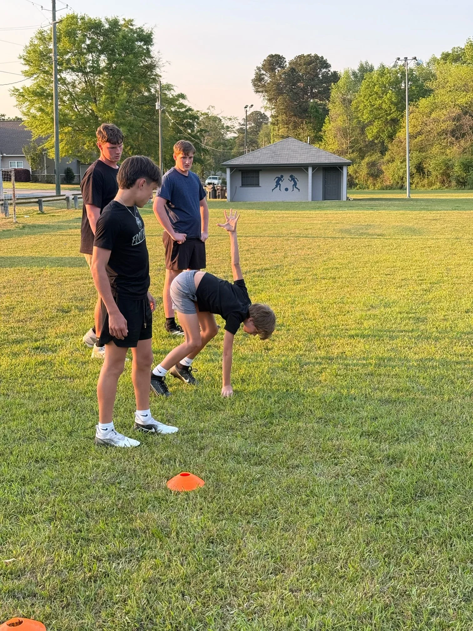 Speed day on the soccer field for our athletes.