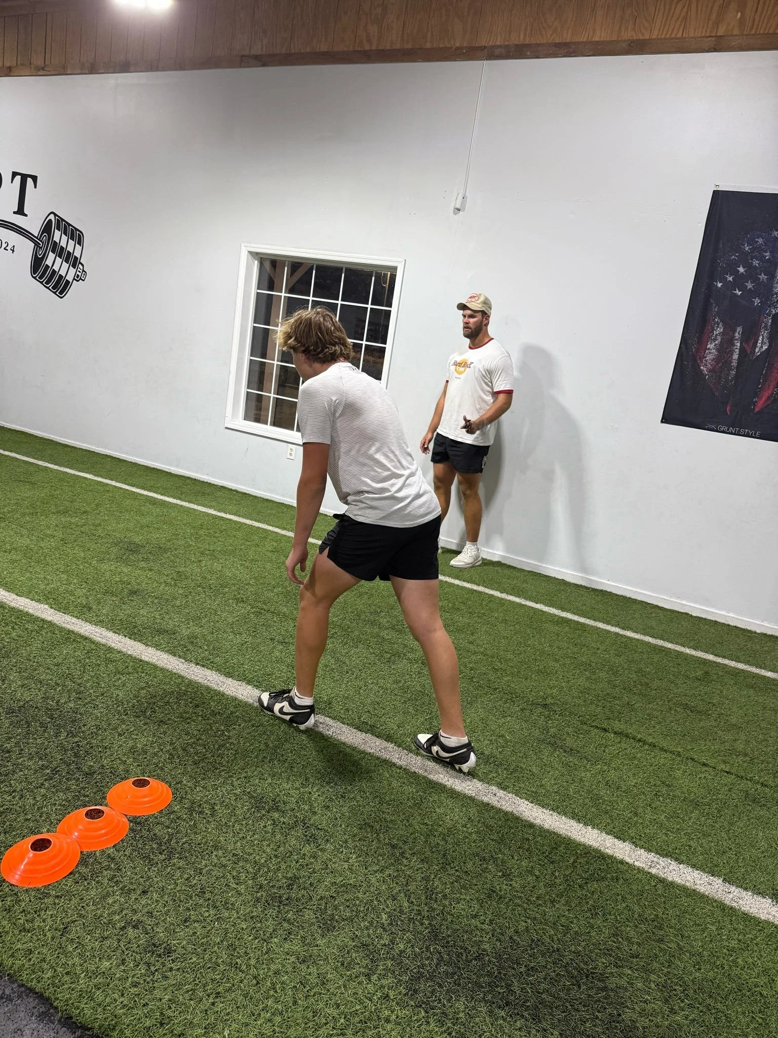 Speed work for Varsity athletes.