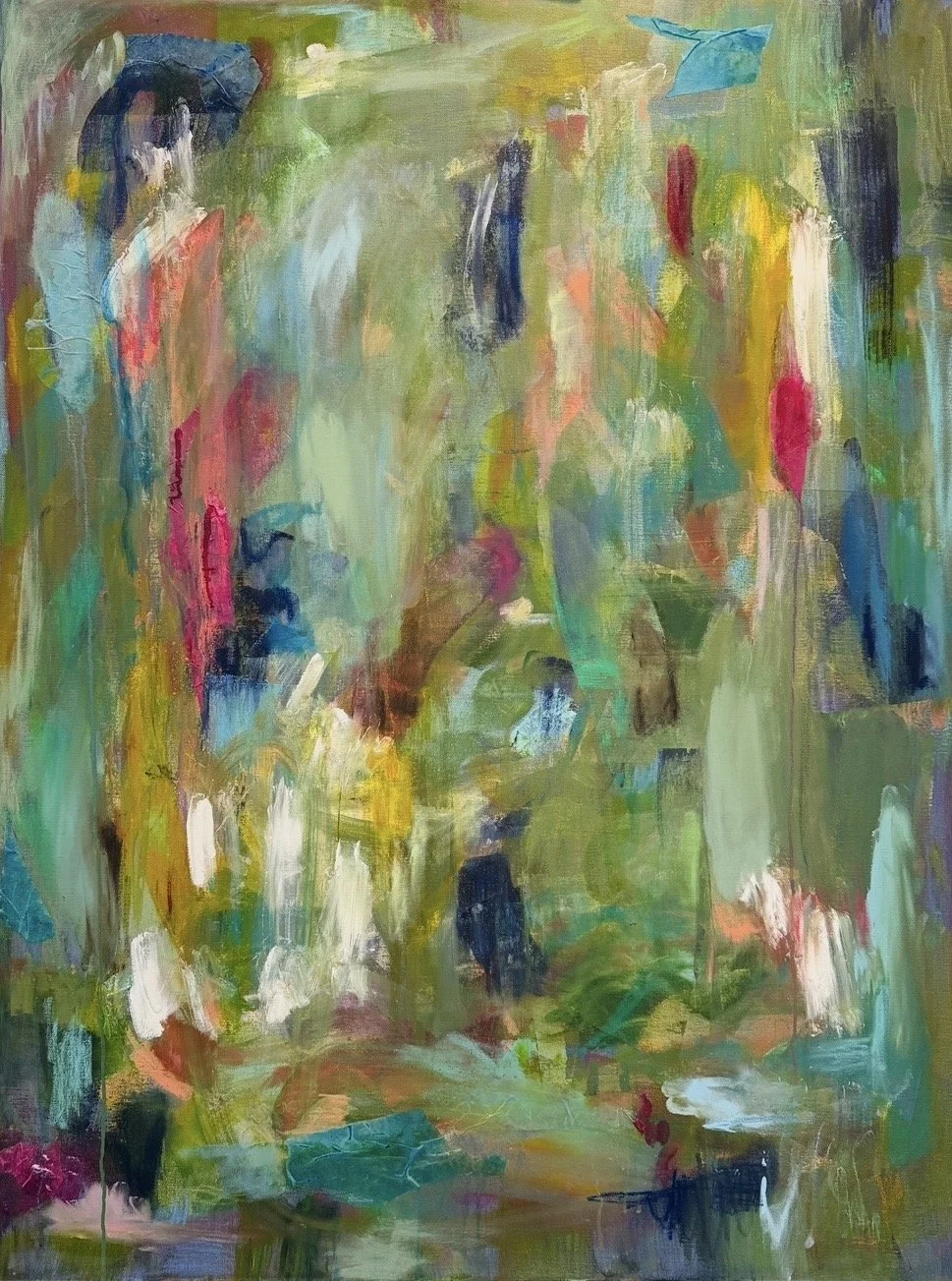 "Sea Glass"
Mixed Media
48 x 36 in
c. February 2026