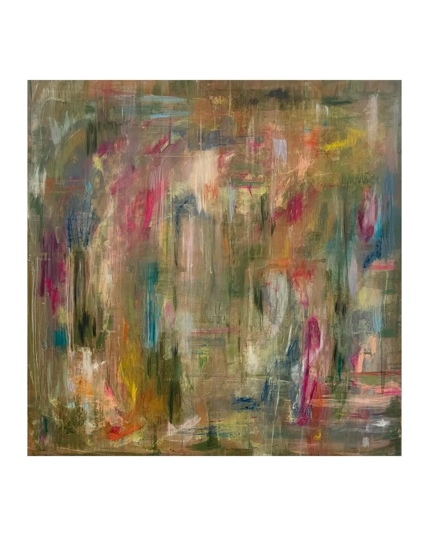 40x40 &ldquo;Raining Cats and Dogs&rdquo; mixed media on wood #ktrapsoriginals 

Here&rsquo;s the story behind it: You&rsquo;ve heard the classic expression &ldquo;when it rains it pours&rdquo; I&rsquo;m sure. At moments I have to laugh at the crazin
