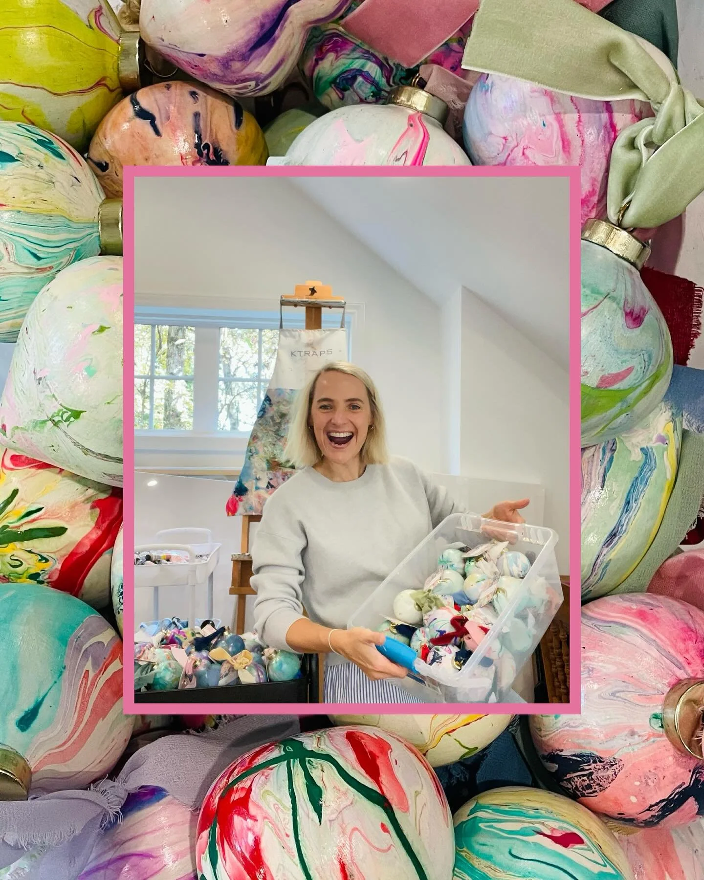 ITS TIME!!! The 2025 KTRAPS BAUBLE ORNAMENTS are HERE!!! Use the link in my bio to shop all the goodness - local pickup in Charlotte (Southpark)  or shipping (available up until 12/17). Baubles are $30 each plus tax - limited quantities and while sup