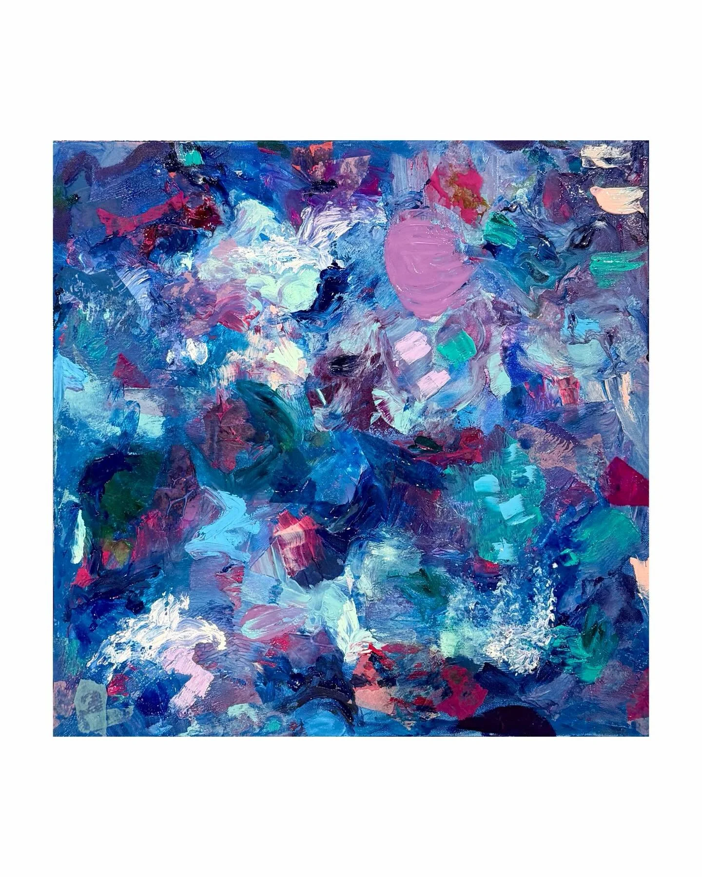 24x24 &ldquo;Lucky&rdquo; kids collaborative commission with Lydia (age 13) mixed media on gallery wrapped canvas 

Here&rsquo;s the story behind it: Another great afternoon spent painting and benefiting an awesome cause @congregationsforkids as part