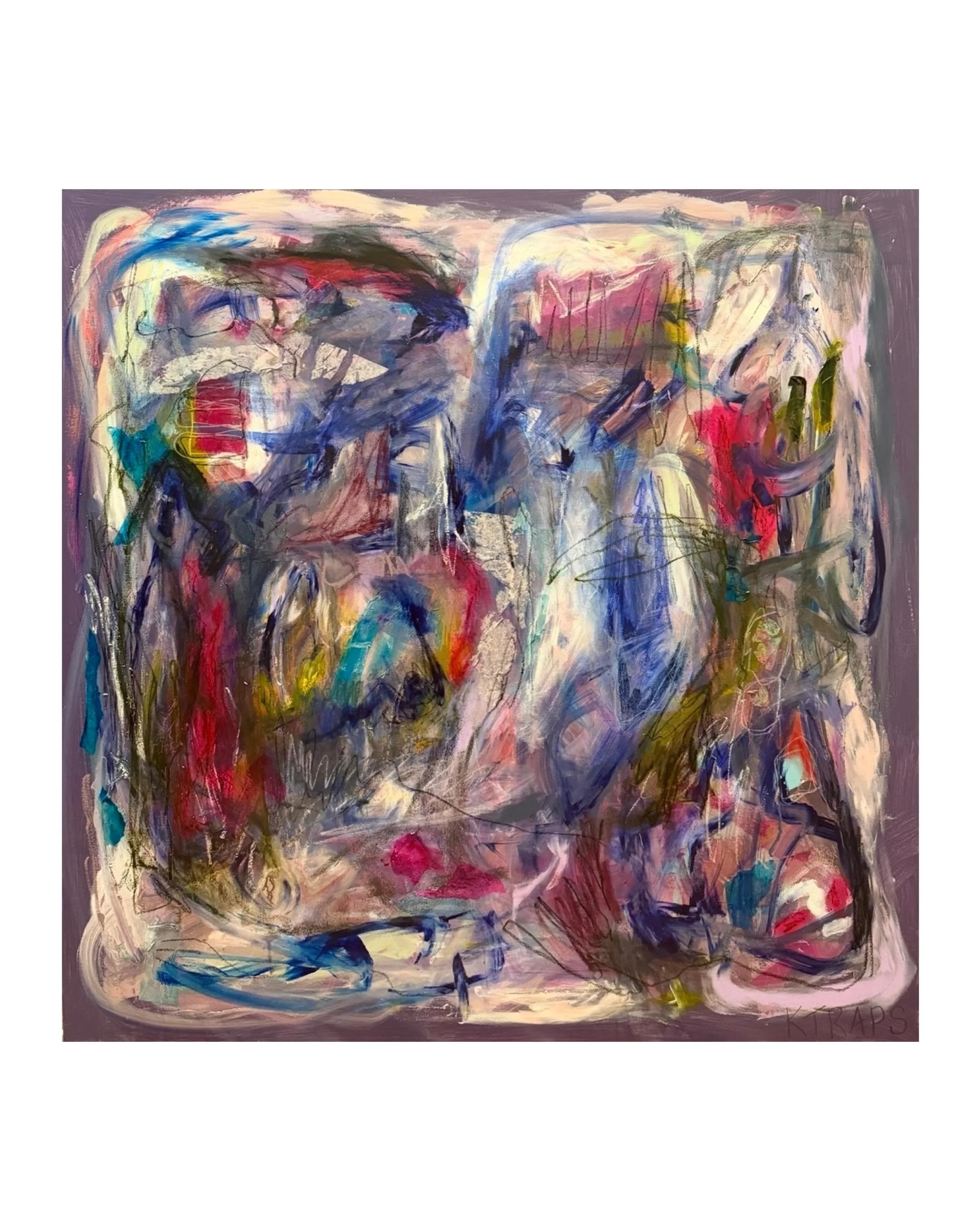 36x36 &ldquo;Pigment of My Imagination&rdquo; mixed media on gallery wrapped canvas

Here&rsquo;s the story behind it: This piece is for the collector who appreciates living a colorful life full of depth, dreams and wonder. Intricacies that take shap