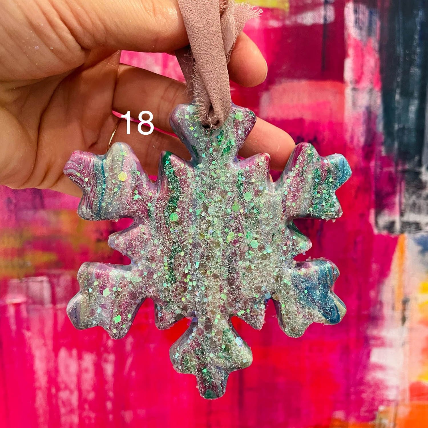 Ornament: Snowflake #18 (2024)