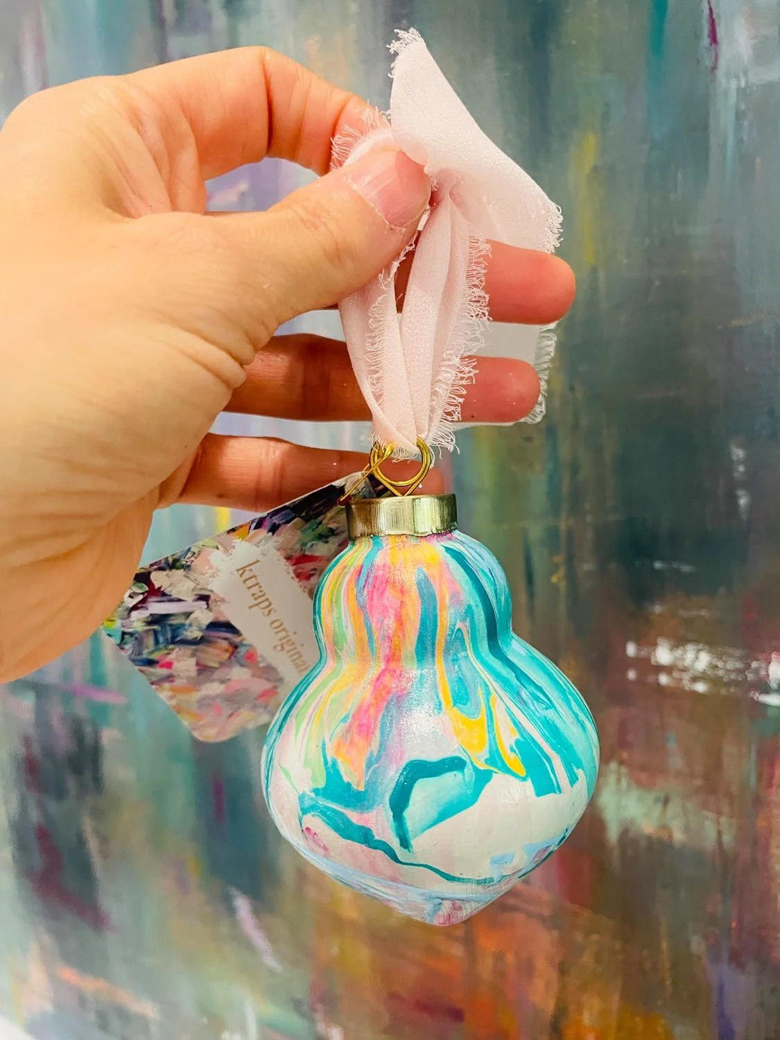 Ornament: Pear Bulb #52 (2025)