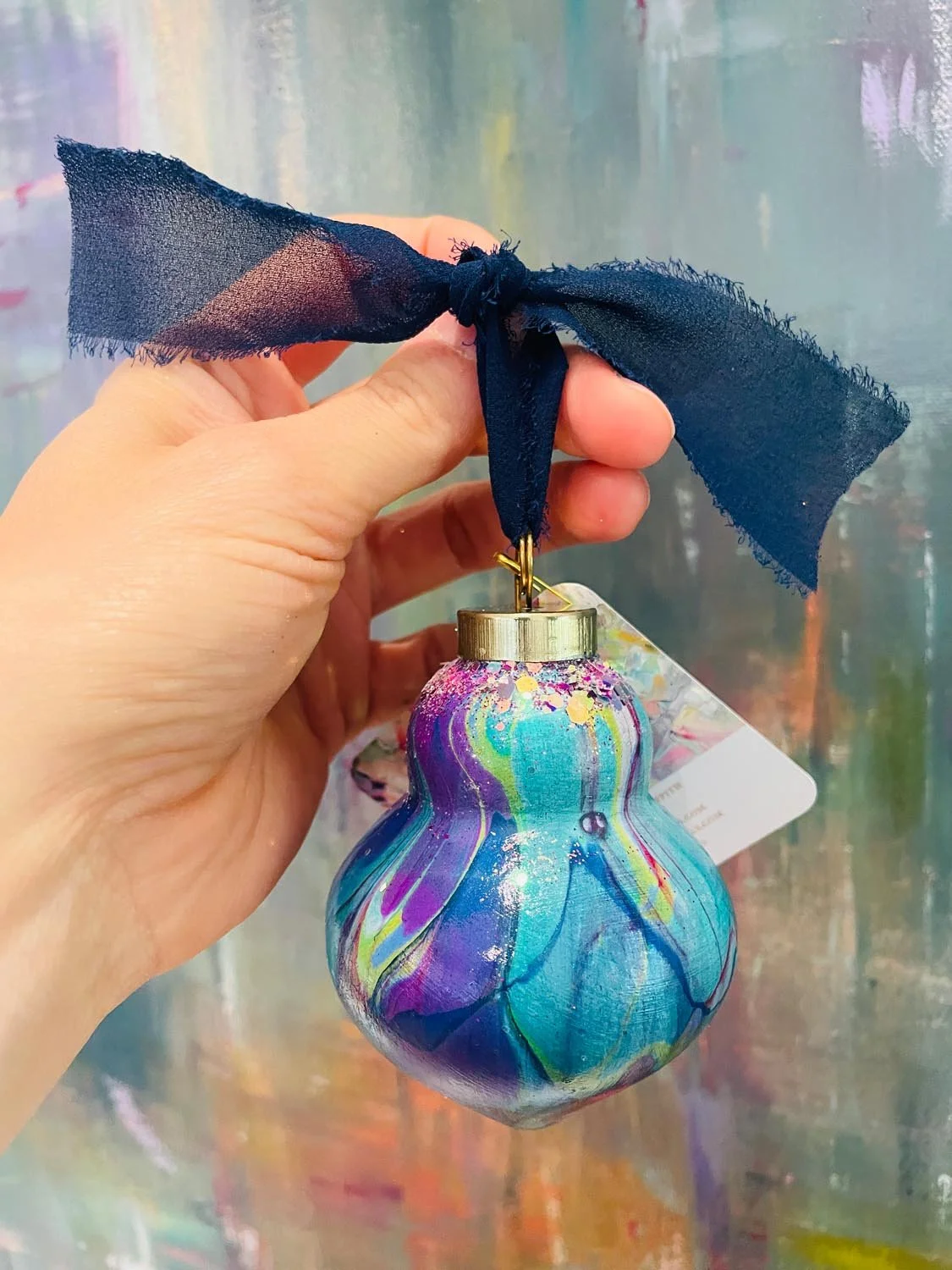 Ornament: Pear Bulb #35 (2025)