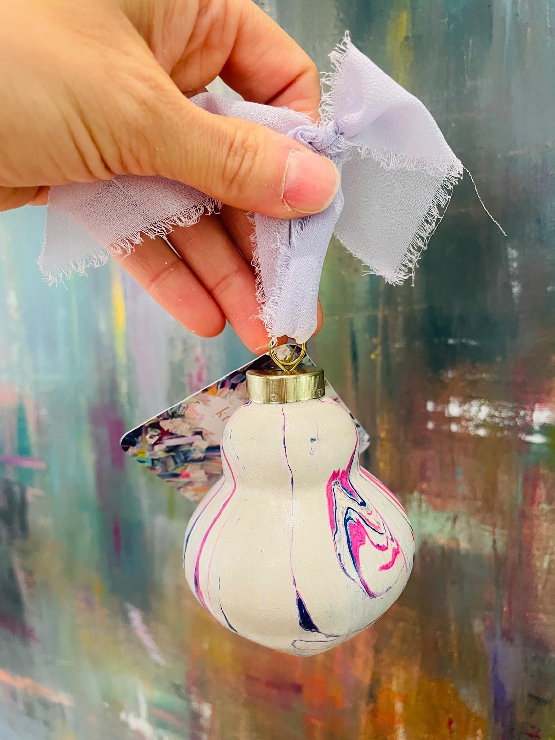 Ornament: Pear Bulb #62 (2025)