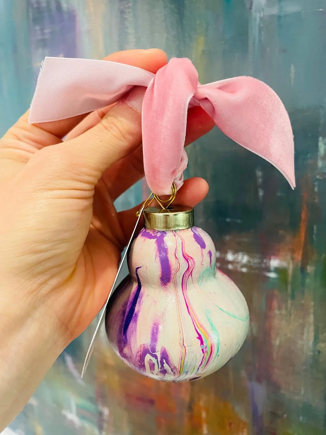 Ornament: Pear Bulb #39 (2025)