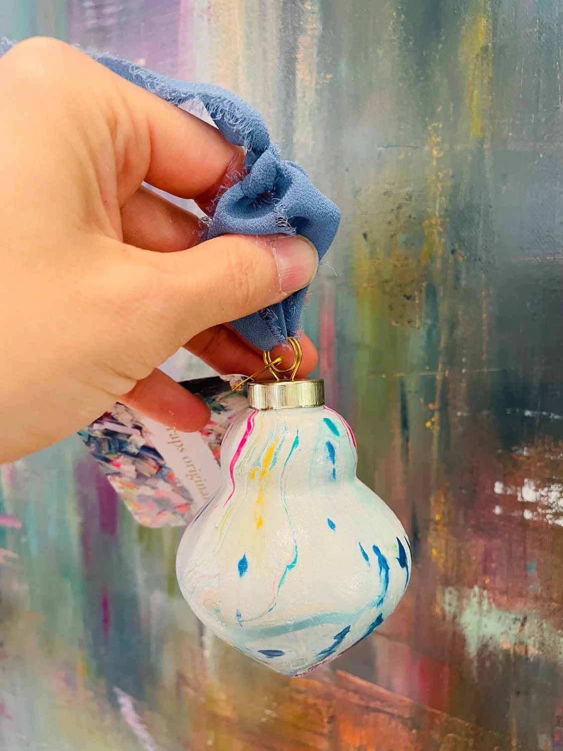 Ornament: Pear Bulb #48 (2025)