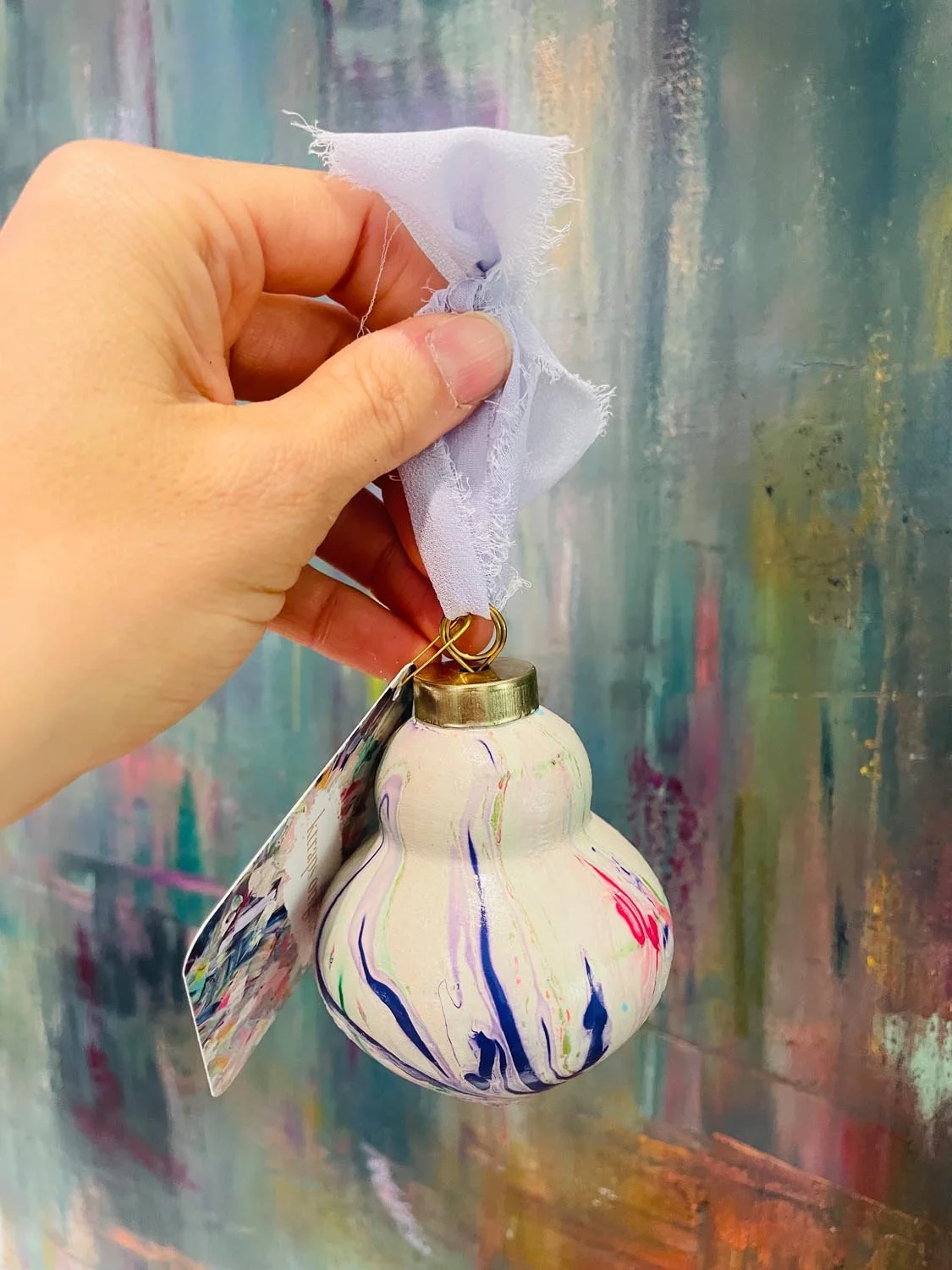 Ornament: Pear Bulb #46 (2025)