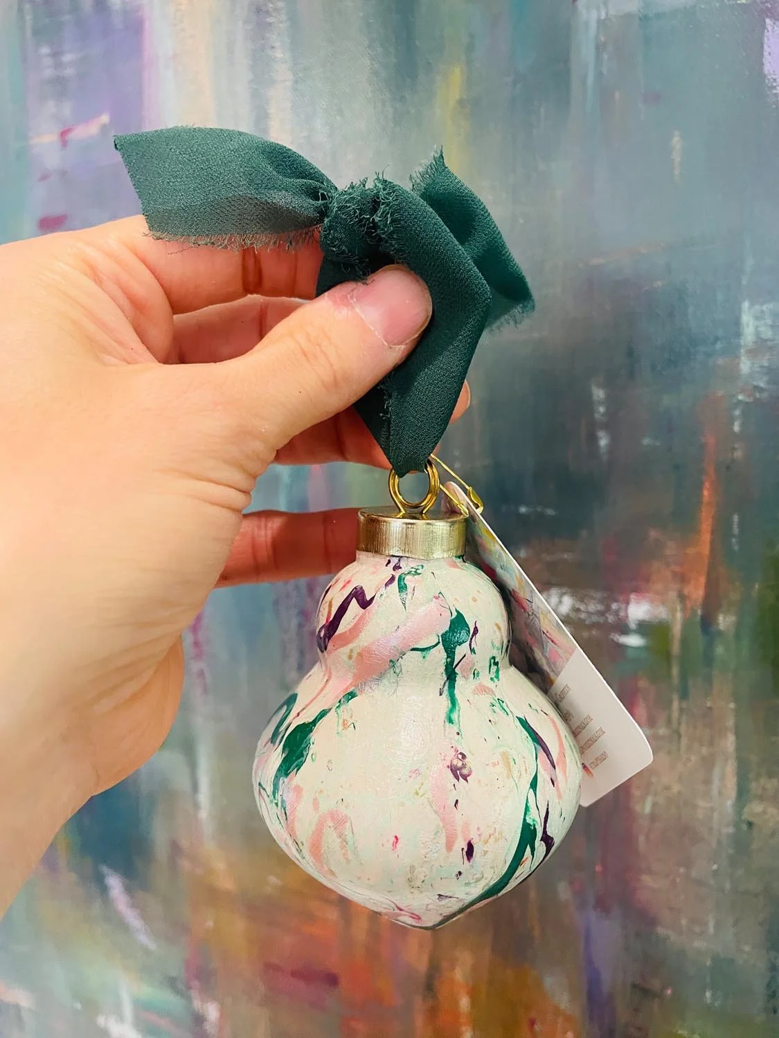 Ornament: Pear Bulb #36 (2025)