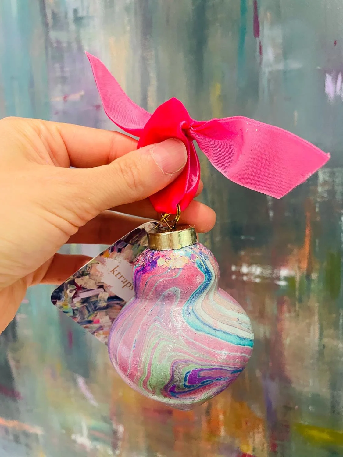 Ornament: Pear Bulb #59 (2025)