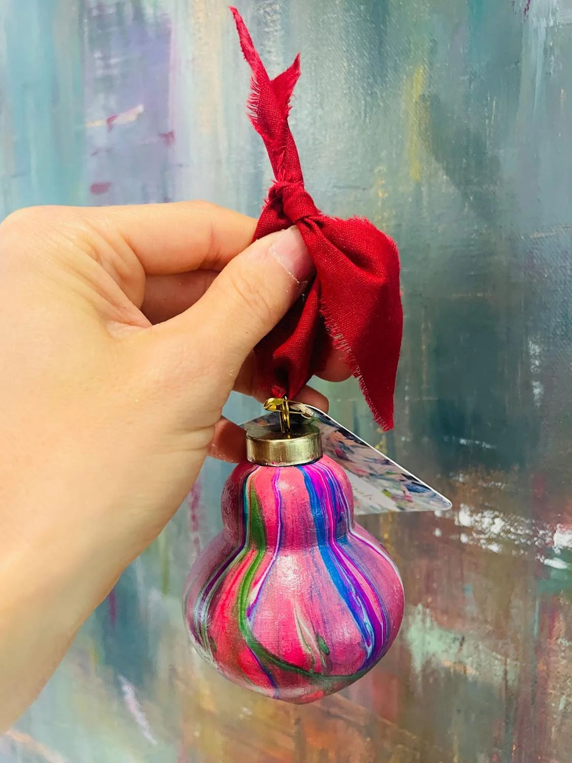 Ornament: Pear Bulb #43 (2025)