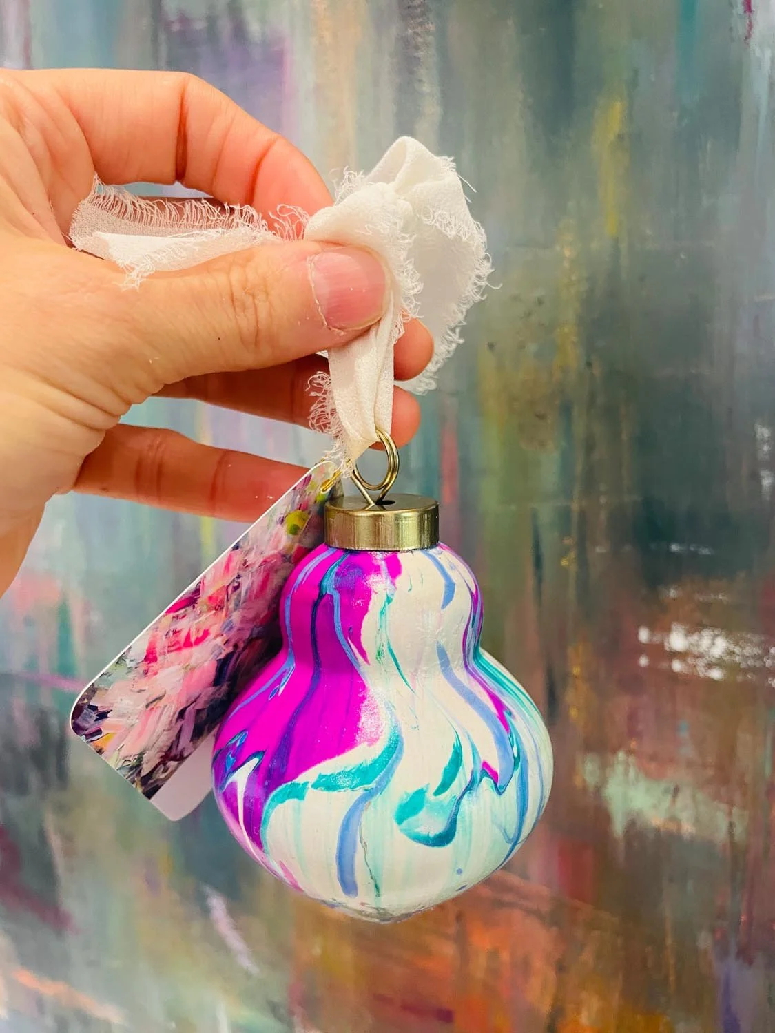 Ornament: Pear Bulb #45 (2025)