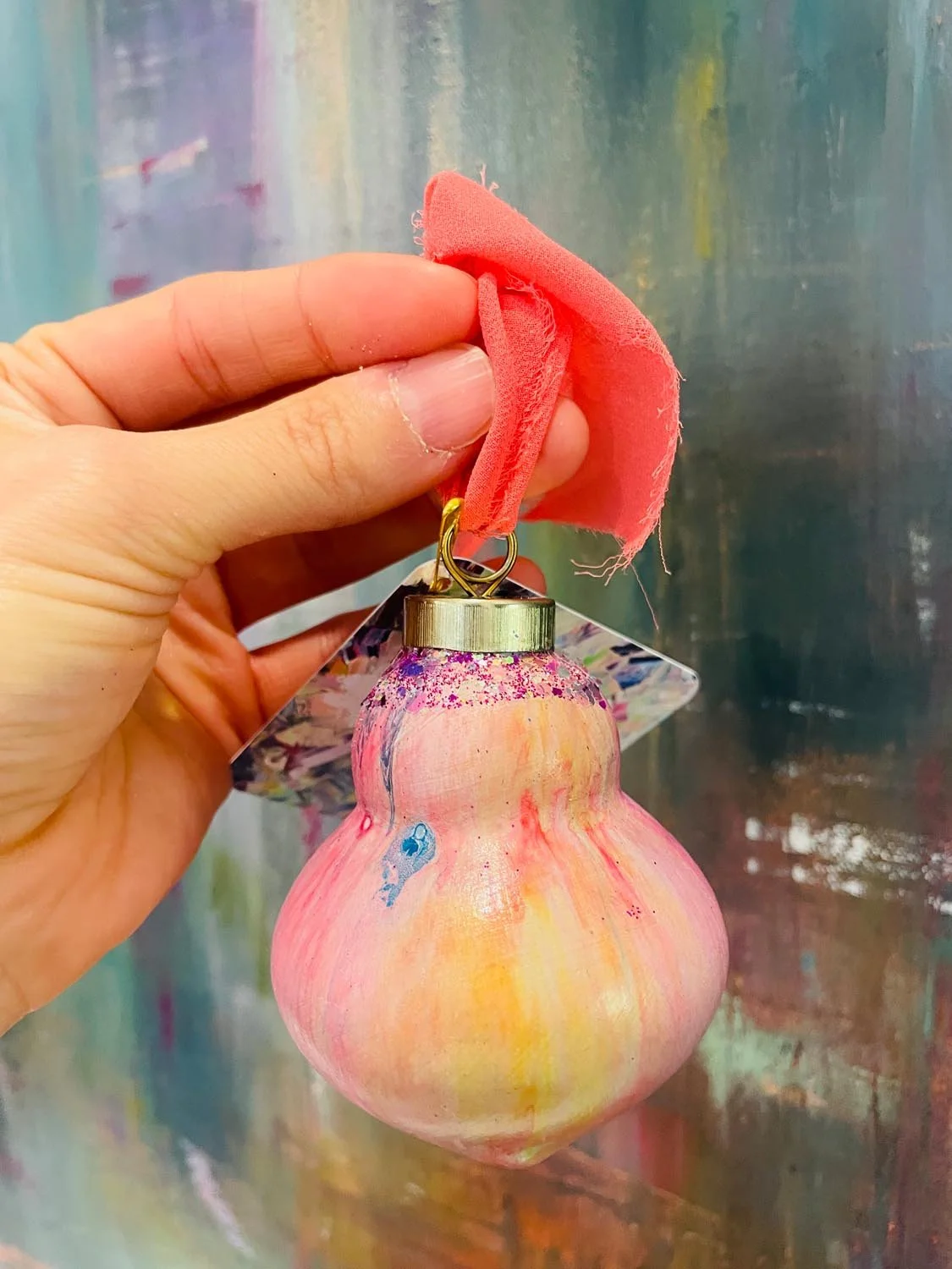 Ornament: Pear Bulb #50 (2025)