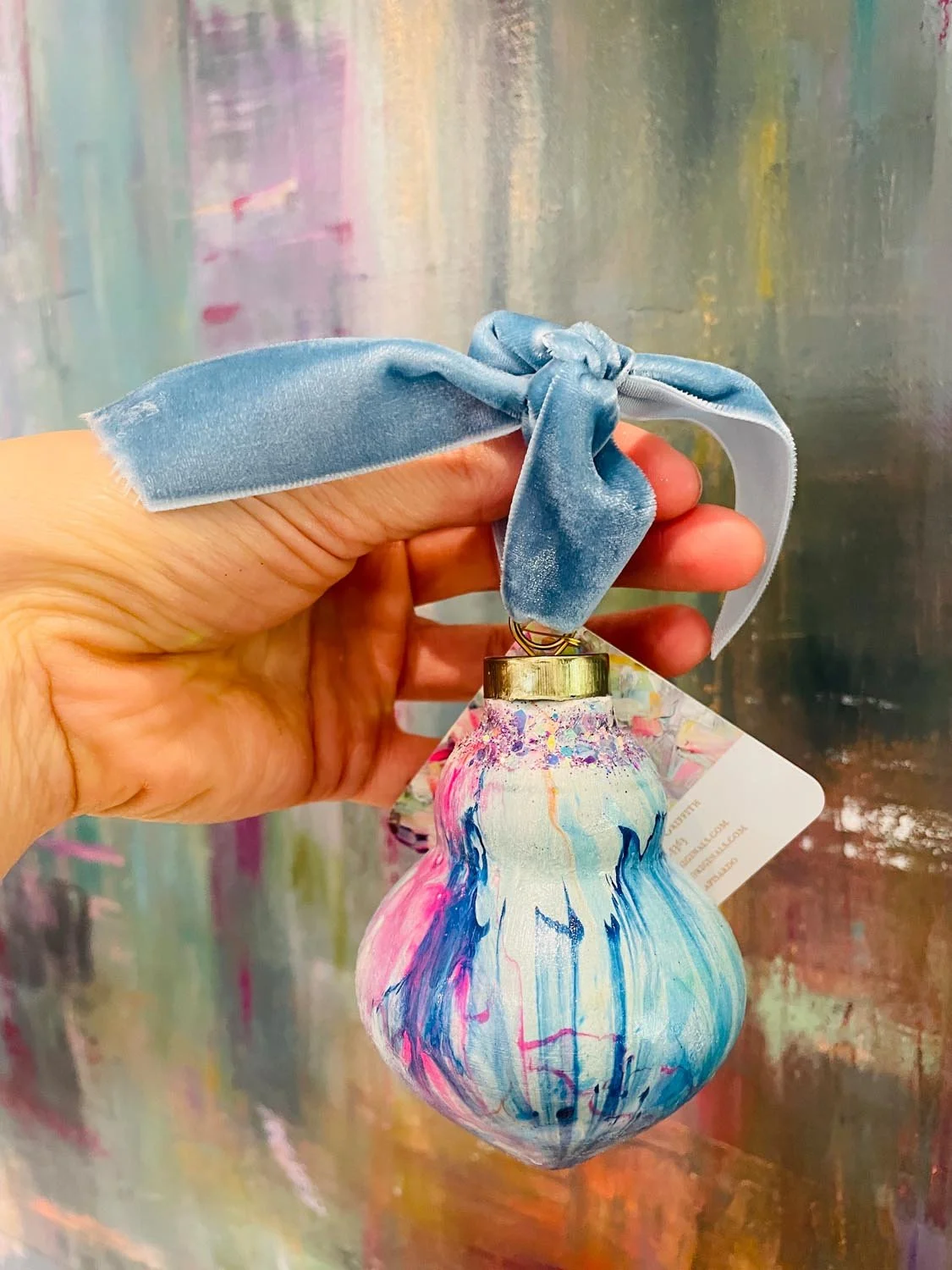 Ornament: Pear Bulb #57 (2025)