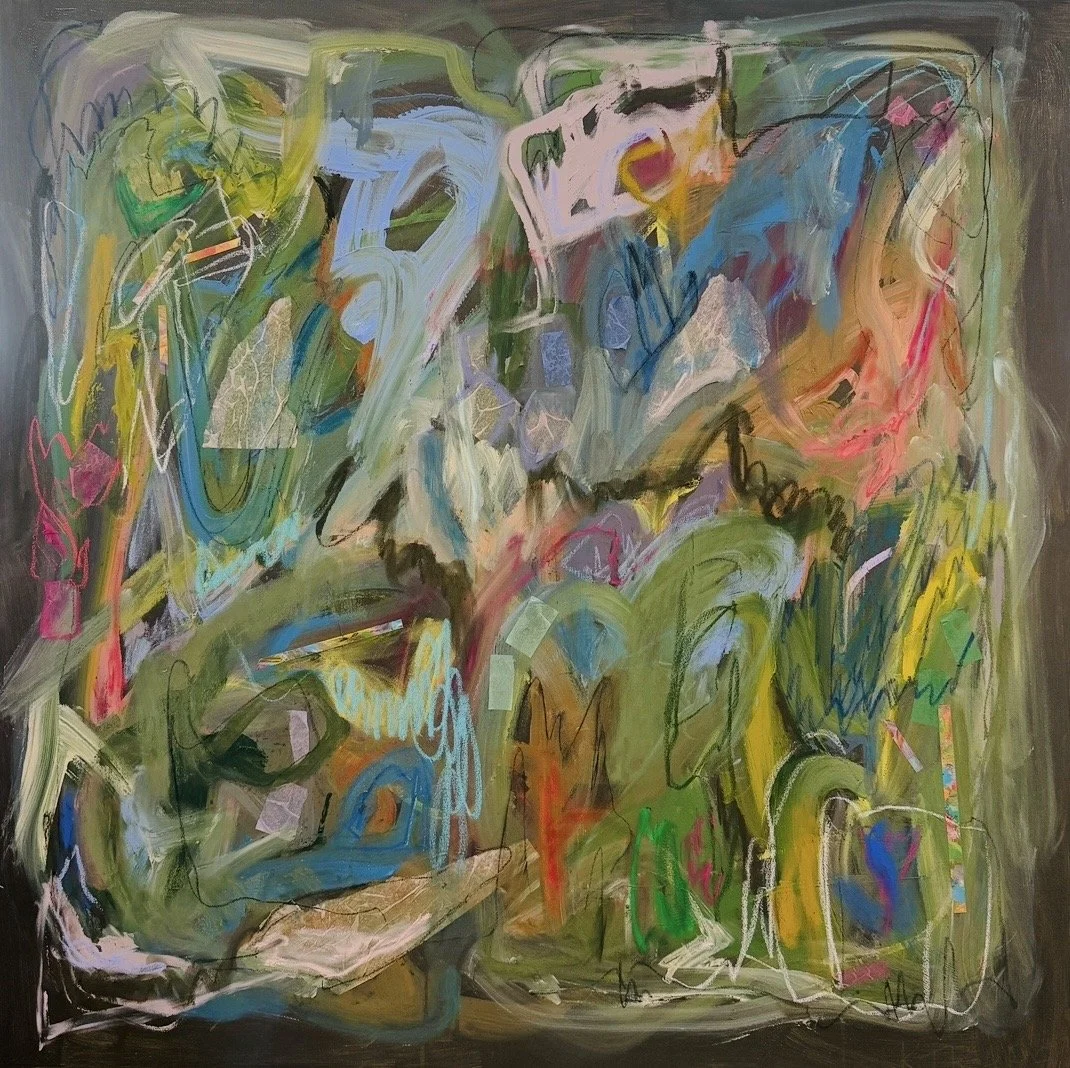 "Talking Out Loud"
Mixed Media
40 x 40 in
c. September 2026