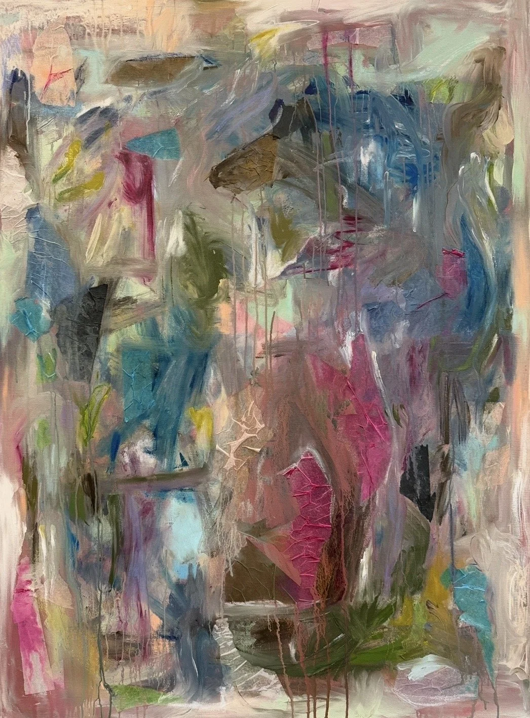 "Original Packaging"
Mixed Media
48 x 36 in
c. February 2026