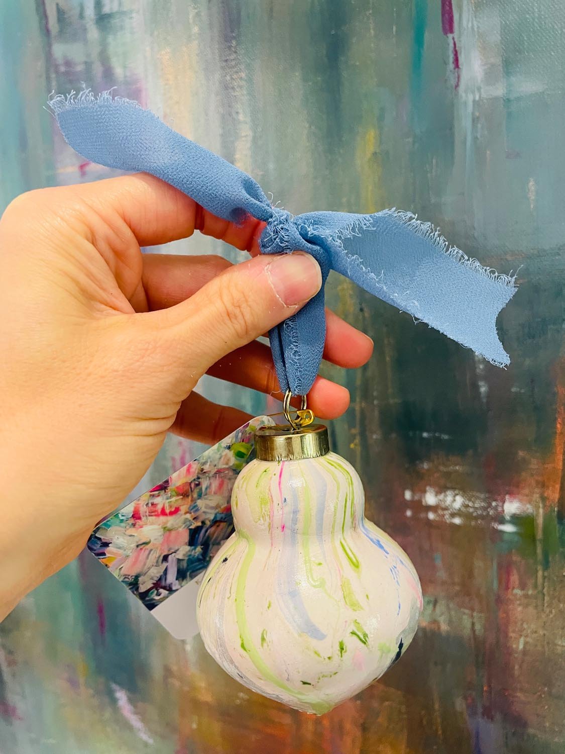 Ornament: Pear Bulb #49 (2025)