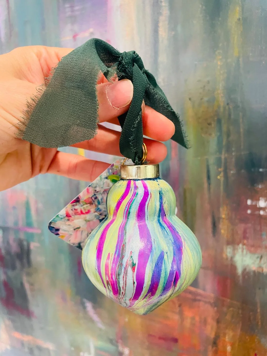 Ornament: Pear Bulb #51 (2025)