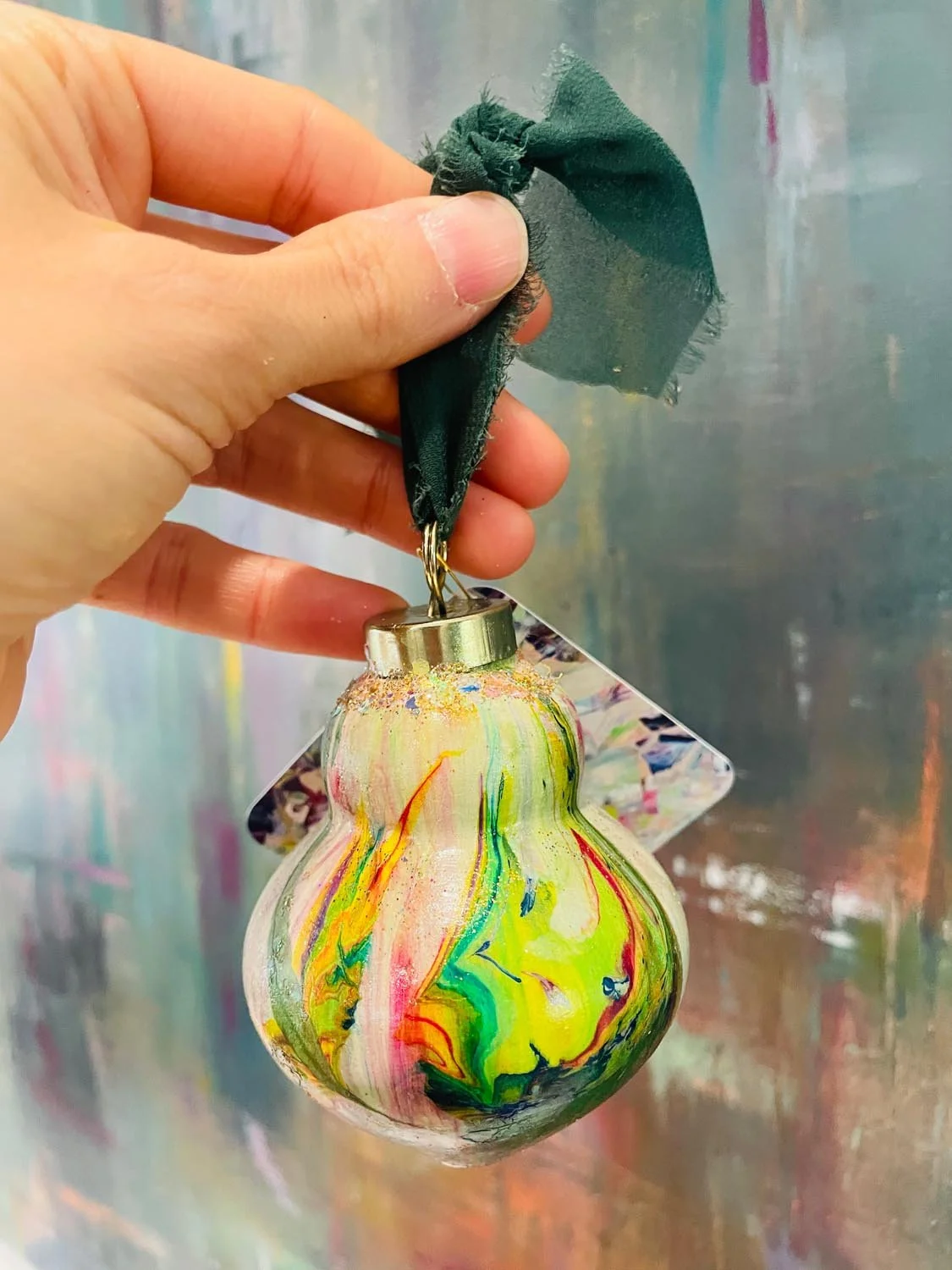 Ornament: Pear Bulb #40 (2025)