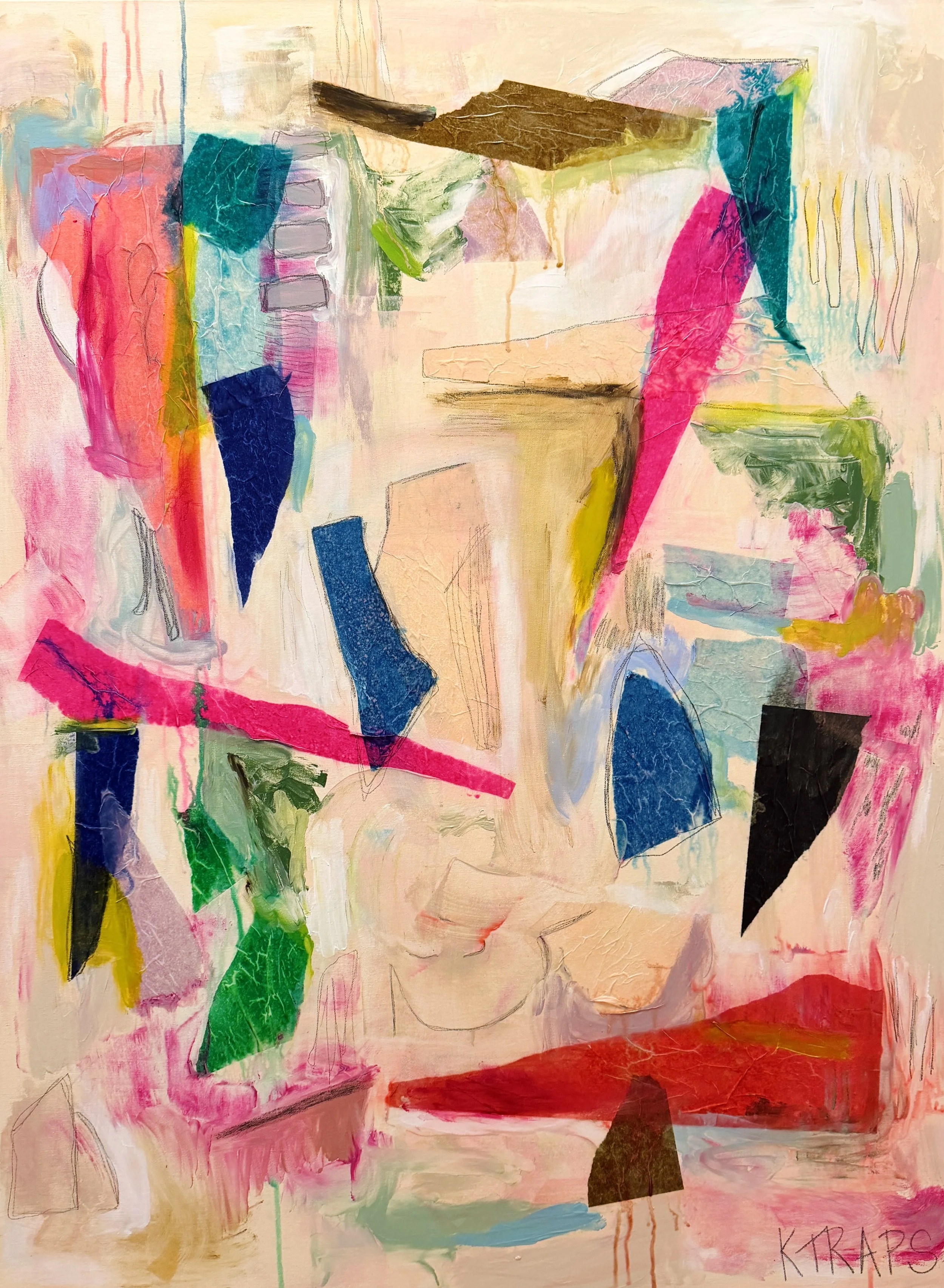 "These are the Good Old Days"
Mixed Media
48 x 36 in
c. February 2026