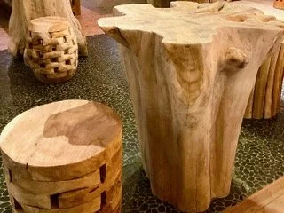 Organic Stools - Various Natural Woods