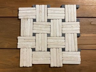 White Marble Weave Tile