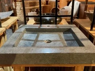 Sage Andesite Square Sink