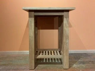 Table Vanity Slatted Sides