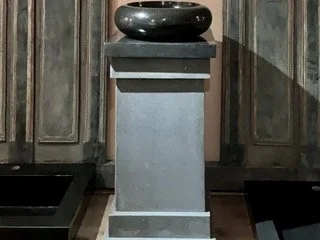 Andesite Pedestal Vanity