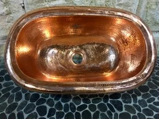 Copper Oval Sink
