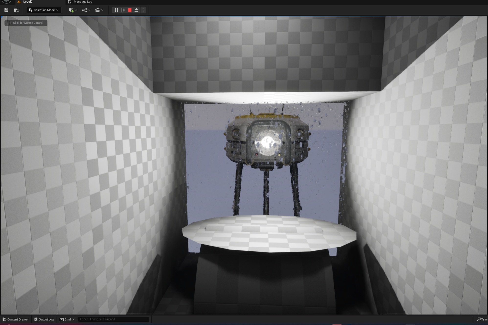 First Pass of Drone (first scripted event created)