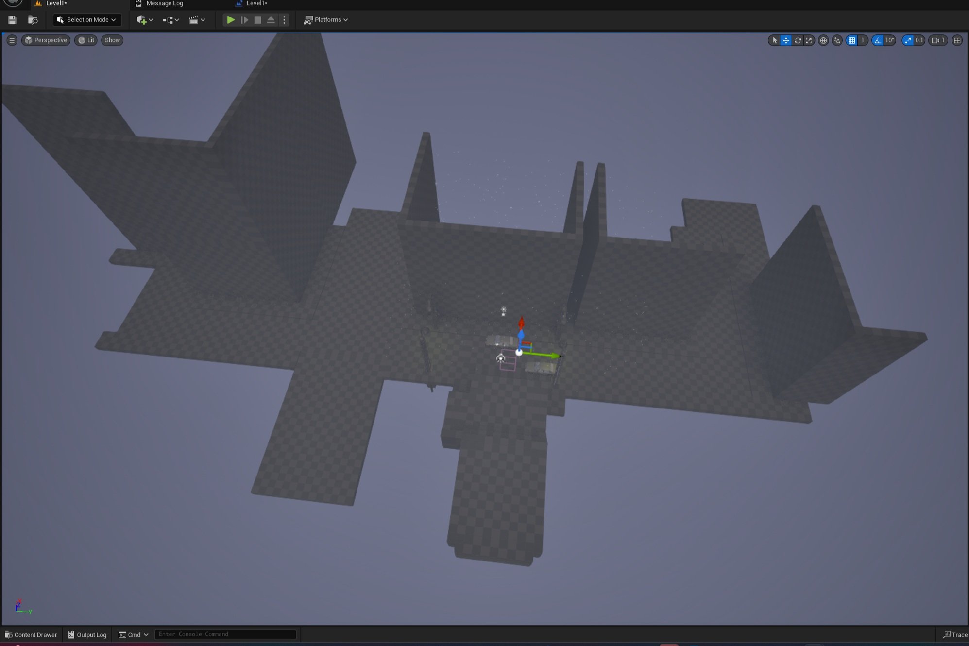 Greybox of level 1