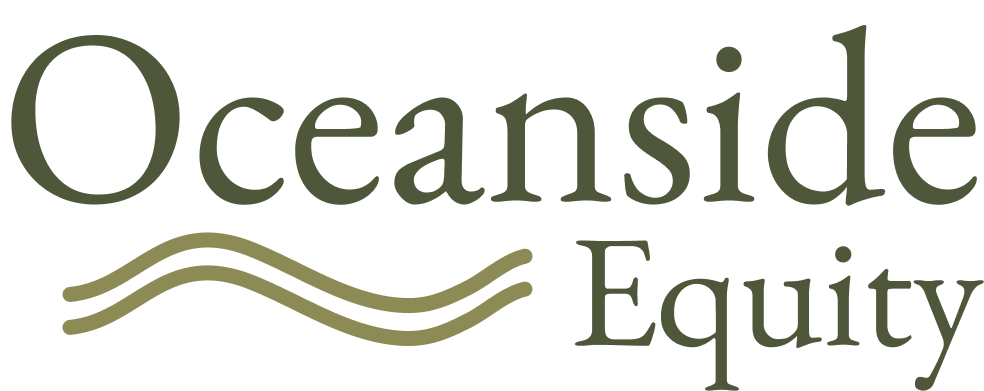 Oceanside Equity logo with the text 'Oceanside Equity' and wave graphic.
