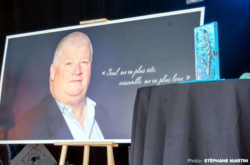 L’occasion d’un vibrant hommage à Alain Beaudin