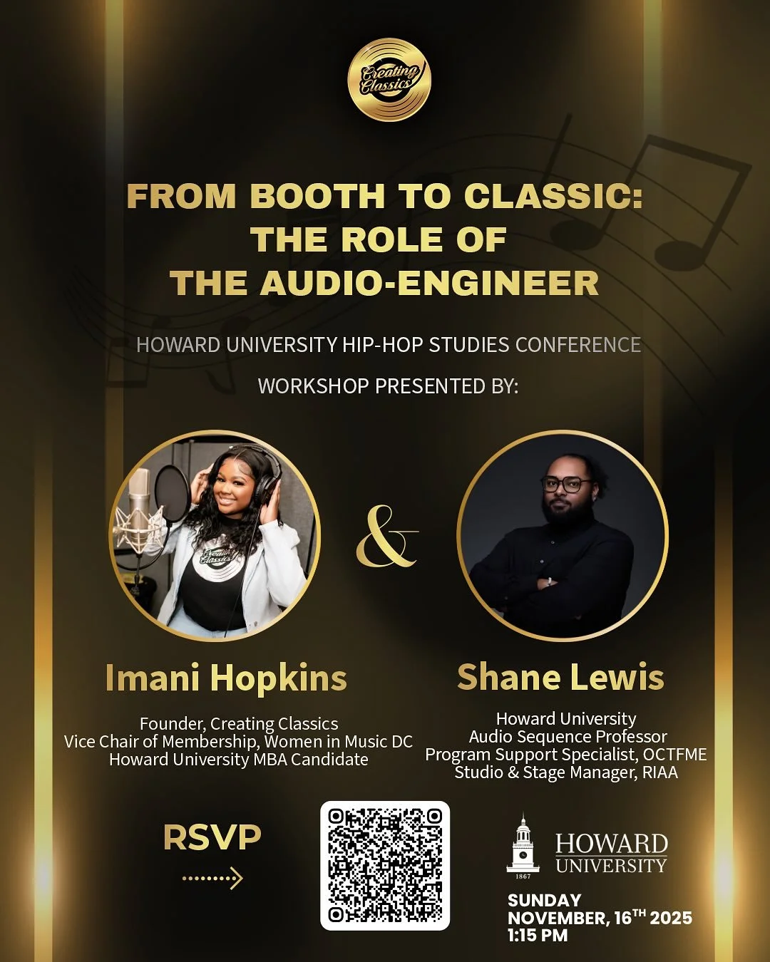 &ldquo;Load Up the ProTools and Press 3!&rdquo; ⏺️🎙️-@kendricklamar. We&rsquo;re excited to be part of @howardhiphop &lsquo;s 3rd Annual Hip Hop Studies Conference, happening with this year&rsquo;s theme, Respect the Technique! 💿🎙️🎚️👨🏽&zwj;💻👩