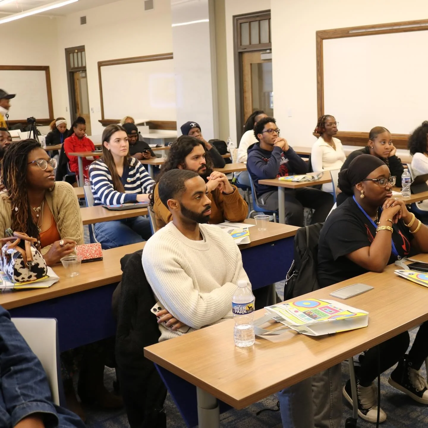 Thank you to the students, faculty, staff, and community members who joined us for our From Booth to Classic workshop at the Howard University Hip-Hop Studies Conference! 🎙️📚🎶

During our workshop, we dug into the core of audio engineering- from r