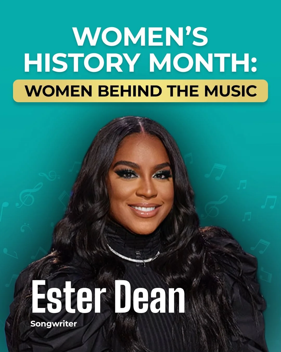 Celebrating Women Behind the Music! 💜🎶

Ester Dean is a Grammy-nominated songwriter, producer, and artist who has helped shape some of the biggest pop and R&amp;B records of the past decade.

From writing hooks that defined an era to becoming a go-