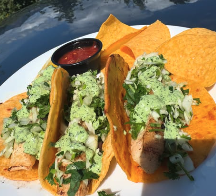 Brigham Fish Market Halibut Tacos